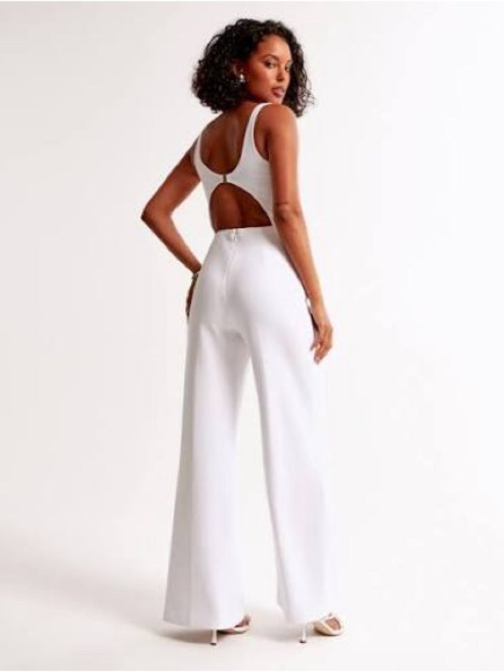 Abercrombie & Fitch Slash Clasp-Back Jumpsuit SP